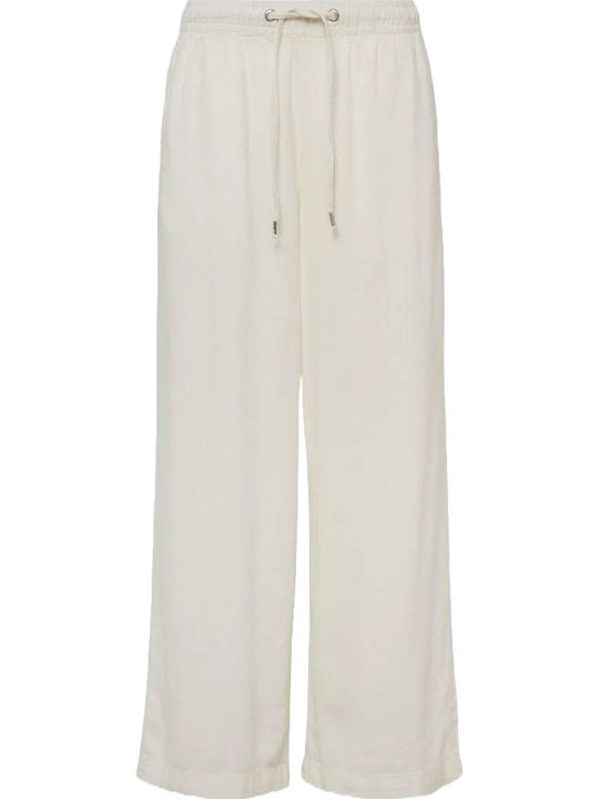 Damen Leinen Hose Ecru