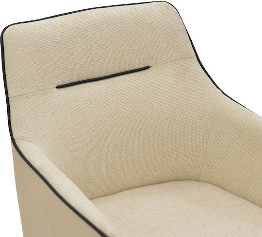 Debra Stühle Küche Beige 1Stück 60x64x83cm