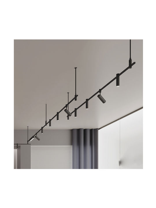 Inlight LED Θερμό Λευκό Σποτ σε Μαύρο Χρώμα