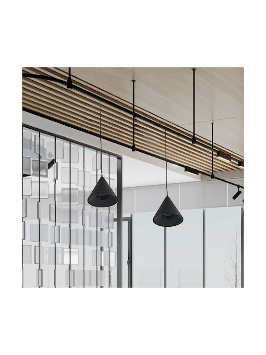 Inlight LED Θερμό Λευκό Σποτ σε Μαύρο Χρώμα