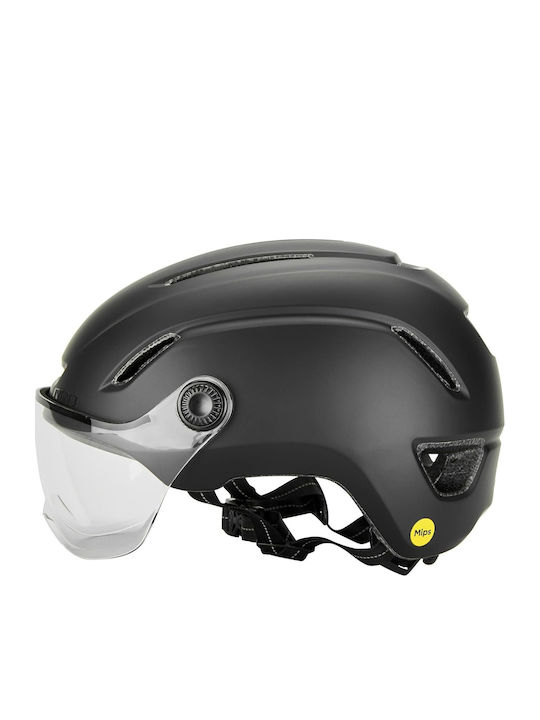 Giro Evoke Mips Unisex Bicycle Helmet Black Visor M