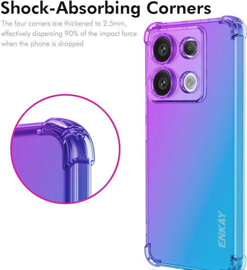 Enkay Back Cover Silicone Blue (Xiaomi Redmi Note 14S 4G)