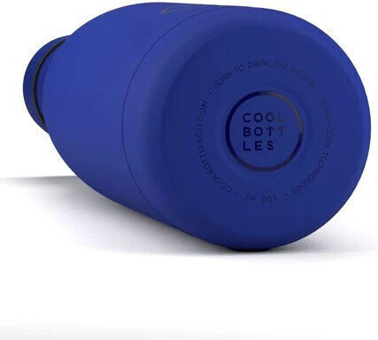 Cool Bottles Kids Water Bottle Thermos Stainless Steel Vivid Blue 500ml