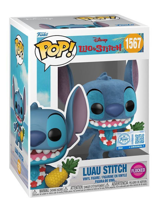 Funko Pop! Flocked Disney: Lilo & Stitch - Luau 1567 Special Edition