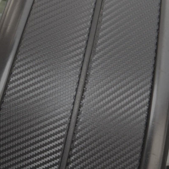Car Tape Stickers Carbon 200 x 50cm in Black Color 1pcs