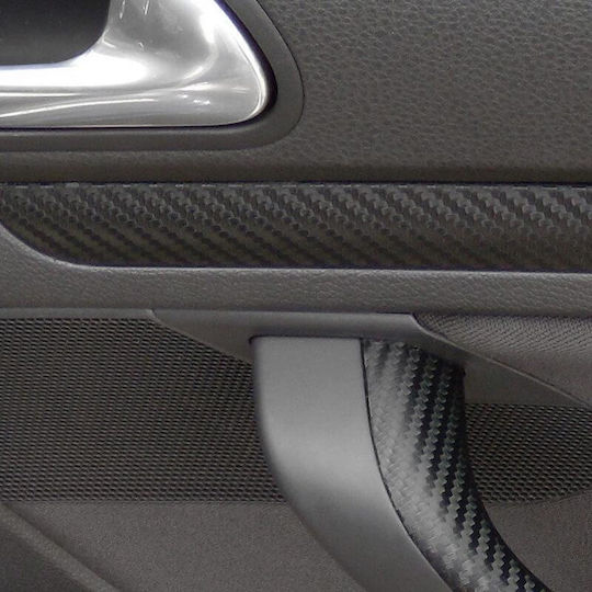 Car Tape Stickers Carbon 200 x 50cm in Black Color 1pcs