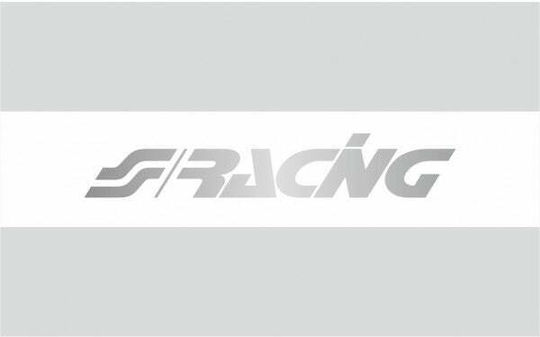 Simoni Racing Αυτοκόλλητη Ταινία Αυτοκινήτου 70 x 15cm για Παρμπρίζ Αυτοκινήτου σε Ασημί Χρώμα