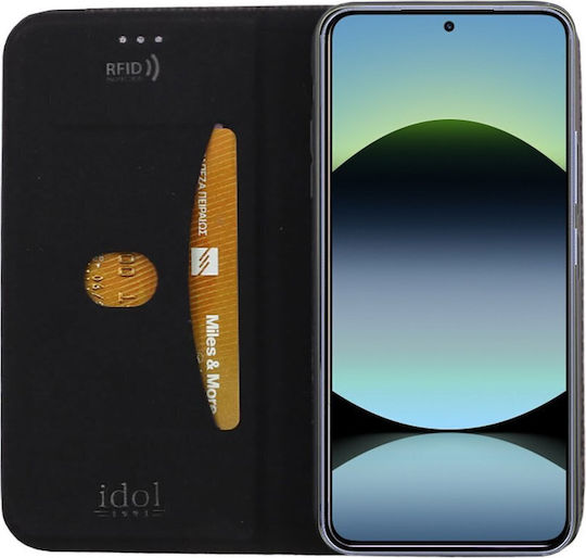 Idol 1991 Book Δερματίνης / Σιλικόνης Μαύρο (Redmi Note 14 4G)