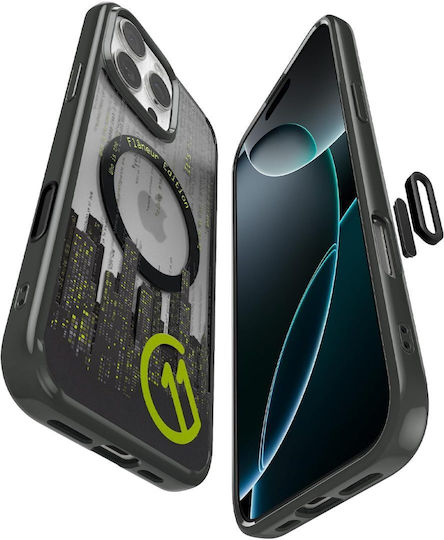 Spigen Ultra Hybrid T Back Cover Silicone / Plastic Blue (iPhone 16 ProRealme C11)