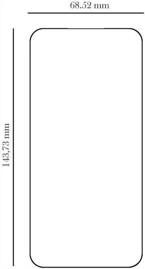 Spacecase 2.5D 0.33mm Tempered Glass Μαύρο (Galaxy A36)