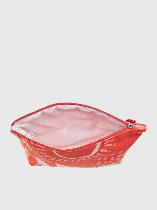 Verde Women's Toiletry Bag 07-0337 Indian Cotton Orange