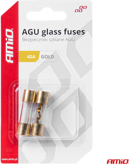 AMiO Set Siguranțe Auto Sticle Rotunde 2buc