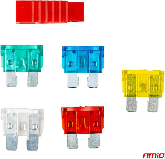 AMiO Car Fuse Set Blades 5pcs