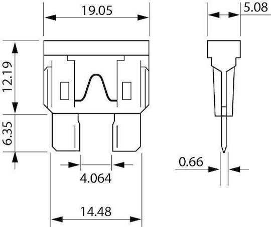 Car Fuse Set Blades 10pcs