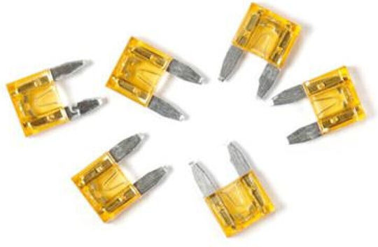 Lampa Smart-Led MicroBlade Indicator Fuses 12/32V 7.5A Set Auto-Sicherungen Flachstecksicherungen 6Stück
