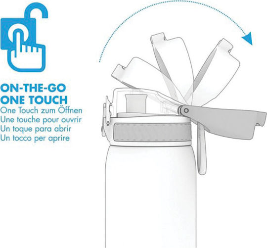 Ion8 Flasche Thermosflasche Rostfreier Stahl 320ml Space mit Stroh