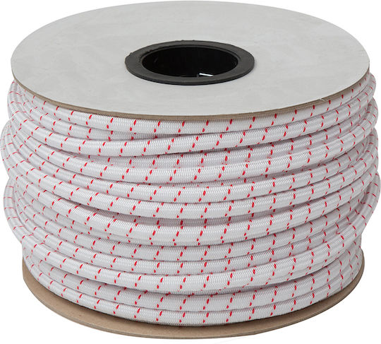 Eval Rope Knitted 8mm ElastikóWhite