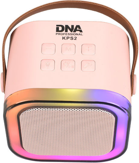 Karaoke Speaker with Wireless Microphones and Lighting Effects KPS2 Pink