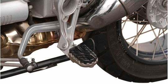 SW-Motech Foot Peg Μοτοσυκλέτας in Silver Color FRS.07.011.10501/S