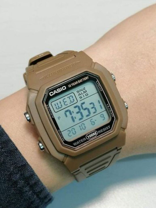 Casio Casio Vintage Battery Watch with Rubber Strap