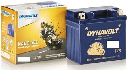 Dynavolt GEL Motorradbatterie mit Kapazität 11.2Ah