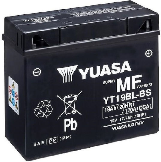 Yuasa Closed Type Motorcycle Battery 170A with Capacity 17.7Ah