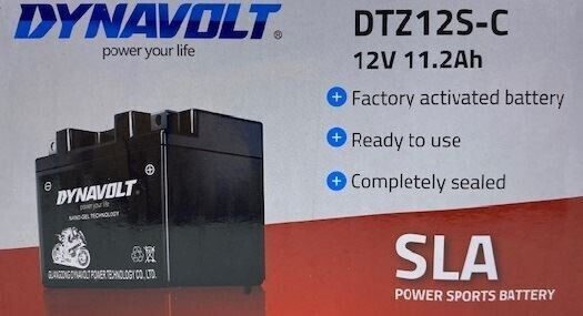 Dynavolt GEL Baterie Motocicleta DTZ12S-C cu Capacitatea 11.2Ah