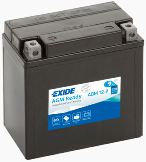 Exide Мотоциклетна батерия с капацитет 8.6Ах