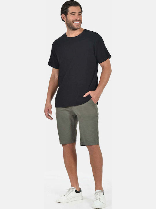 Kurzarmbluse Black