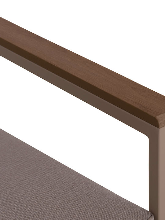 Garten- und Outdoor-Möbelsets Safin 4 Stück Braune mit Kissen