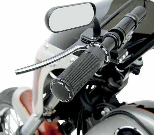 Arlen Ness Motorcycle Handlebars in Black color