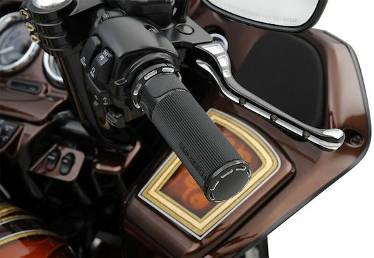 Arlen Ness Motorradlenkergriffe in Schwarz Farbe