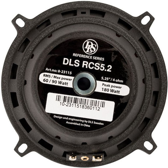 DLS Σετ Ηχεία Αυτοκινήτου Διαιρούμενα 5.25" με 50W RMS (Woofer)