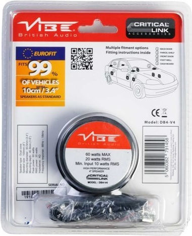 DΒ4-V4 Ηχείο Αυτοκινήτου 4" με 20W RMS (2 Δρόμων)