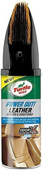 Turtle Wax Leather Cleaner & Conditioner Αφρός Καθαρισμού για Δερμάτινα Μέρη Αυτοκινήτου 400ml