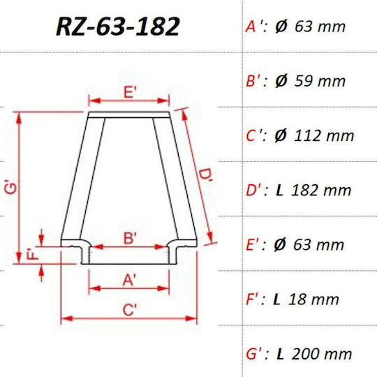 DNA Filters Φιλτροχοάνη Κλειστού Τύπου για Volkswagen Up