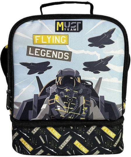 Must Team School Insulated Shoulder Lunch Bag 7lt 22x16x28cm