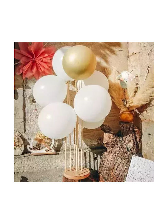Wooden Base 7 Balloons 17cm X 68cm Beauty Home