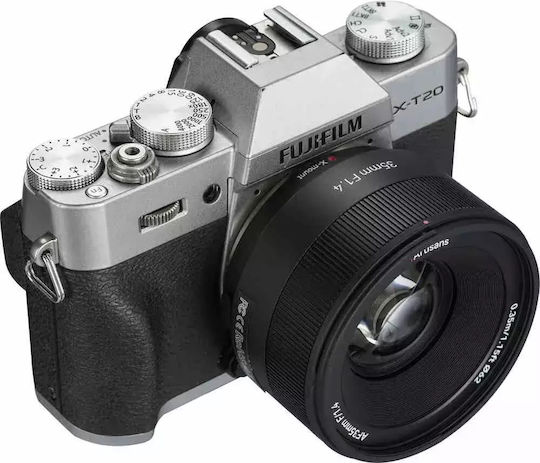 7artisans Crop Camera Lens 35mm f/1.4 for Fujifilm X Mount Black