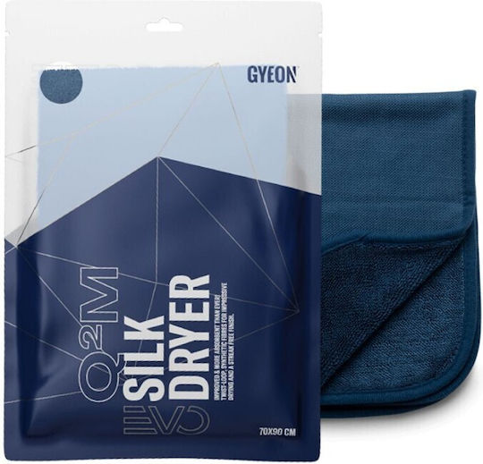 Gyeon Q²M Silkdryer Evo Cloth Microfiber Drying / Cleaning for Body Car 530gsm Blue 90x70cm
