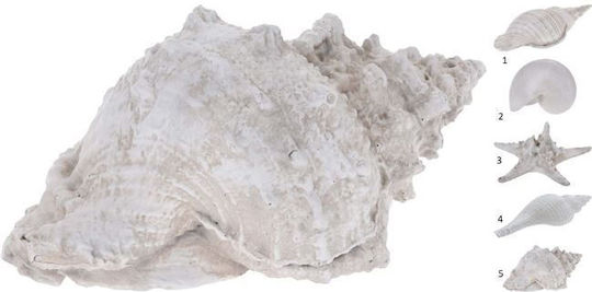 JK Home Decoration Декоративно Морска раковина от Керамичен Материал 17x11x34см 1бр JK Home Decoration Декоративно Морска раковина от Керамичен Материал 17x11x34см 1бр