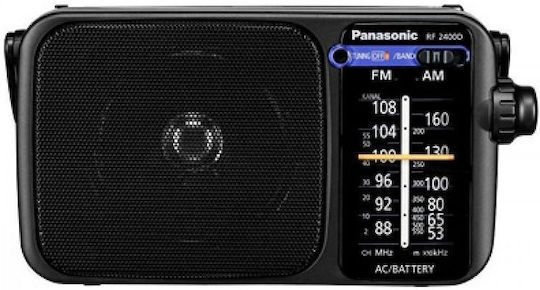 Panasonic RF-2400EG-K Φορητό Ραδιόφωνο Μαύρο