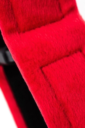 Handschellen in Rot Farbe