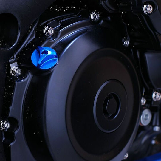 Pro Bolt Öldeckel Motorrad Blau OFCS10B