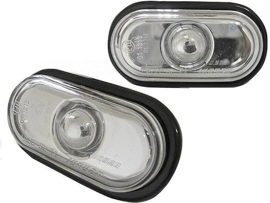 Carro Страничен калник мигачи за Smart / Renault / Nissan / Opel / Dacia Chrome 2 парчета Car-1819