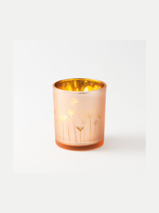 Raeder Candle Holder suitable for Tealights Glass in White Color 9x9x10cm 1pcs