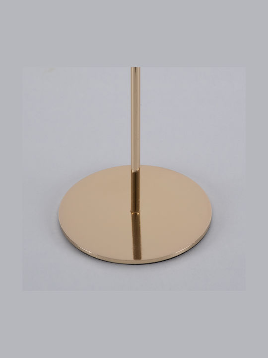 GloboStar Isabella Kerzenhalter Metall Bronze 10x10x23cm 1Stück