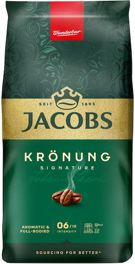 Jacobs Καφές Espresso Arabica Kronung σε Κόκκους 1kg