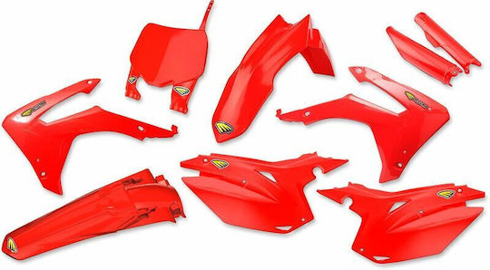 Cycra Αριστερό Σετ Πλαστικά Μοτοσυκλέτας για Honda CRF 250 Κόκκινο