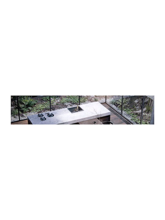 Granite Ένθετος Νεροχύτης από Συνθετικό Γρανίτη Μ60xΠ45cm Γκρι